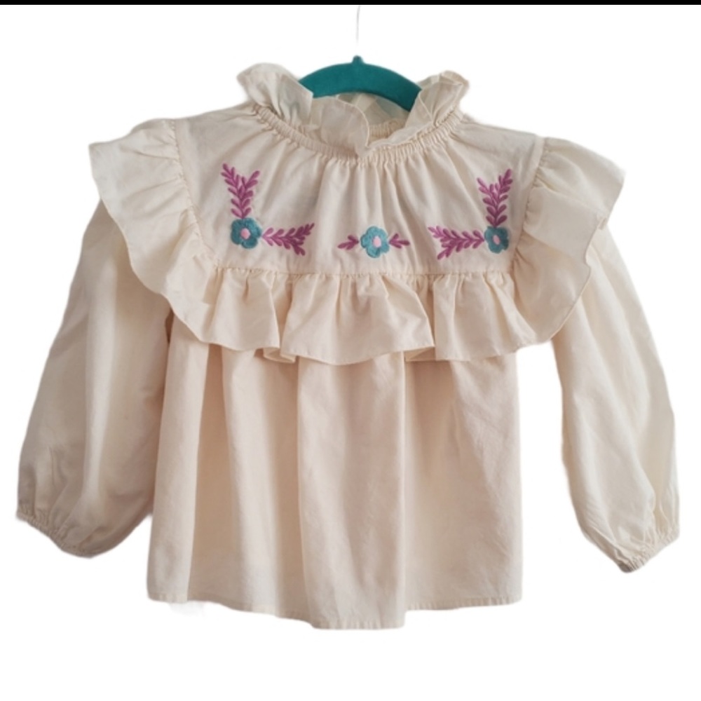 NWT Size 7 Everbloom Studio Cream Bekka Blouse!